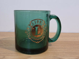 Vintage Lions Club glass mug