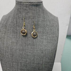 Gemstone earrings