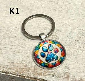 Cat-Themed Keychains