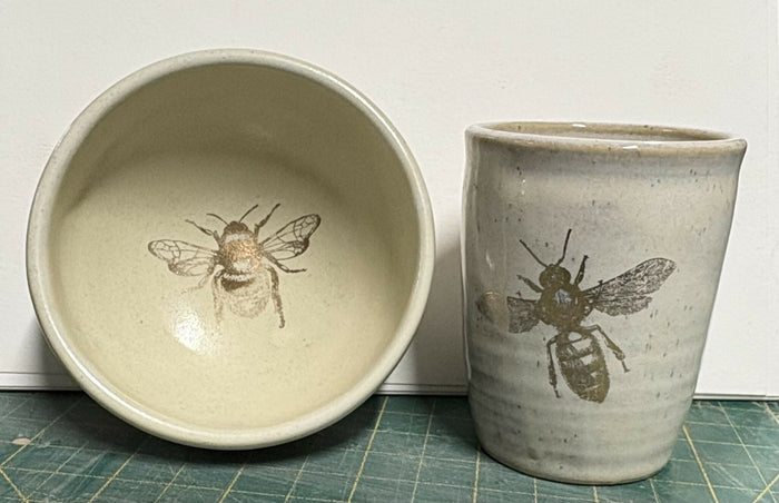 Queen Bee Cup & Bowll Set
