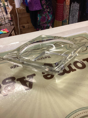 Vintage Diamond Shape Ashtray