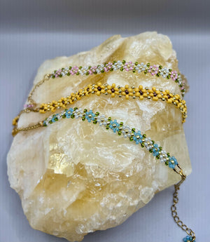 Beaded Flower Bracelts 2