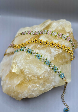 Beaded Flower BRacelts