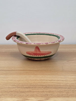 Vintage Himark salsa bowl with spoon