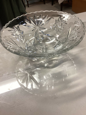 Vintage Anchor Hocking 3 Footed bowl