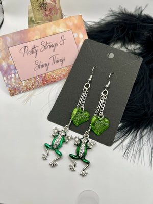 Frog Dangle Earrings