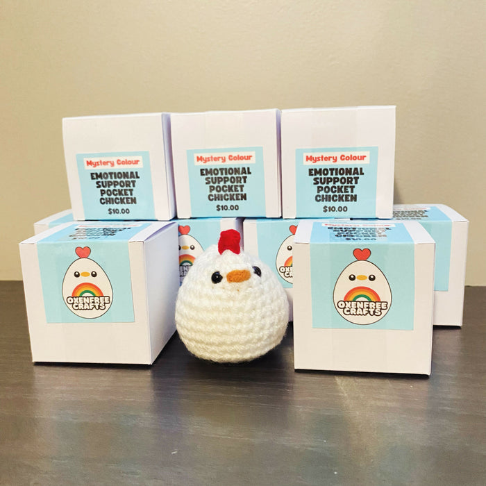 Emotional Support Pocket Chicken - Mystery Box / Surprise Box / Blind Box