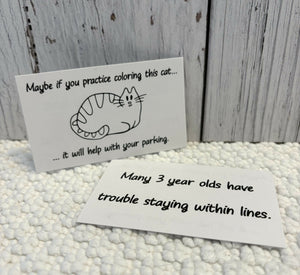 Cat-Themed “Bad Parking” Cards