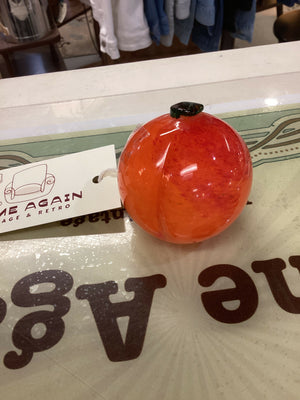 Vintage Glass Peach