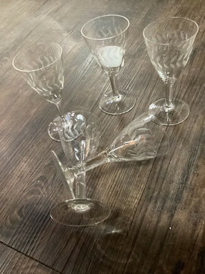 Vintage Sherry Glasses (5)