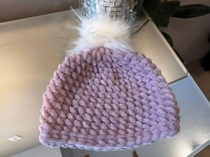 baby pink toque