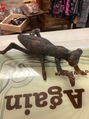 Vintage Cast Iron Bug (9”)