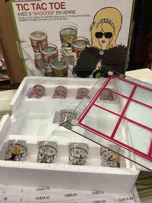 Vintage Tic Tac Toe Shooter Game