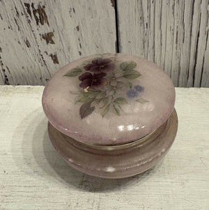 Vintage Alabaster Trinket Box