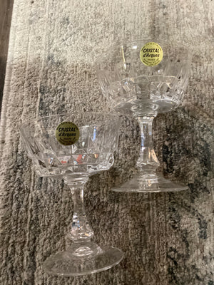 Vintage Crystal d’Arques Glasses (2)