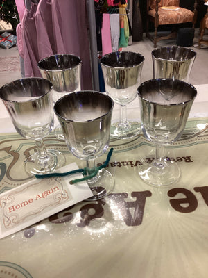 Vintage Ombré Sherry Liquor Glasses (6)
