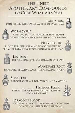 Apothecary Compounds- get well soon card