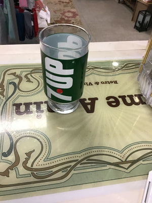 Vintage 7UP Drinking Glass