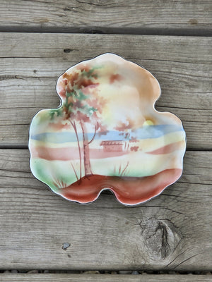 Vintage Prov Saxe ES Germany Trinket Dish