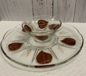 1950’s SERVING DISH WITH BOWL