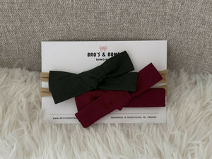 Baby Hair Bow With Headband - 2 pack