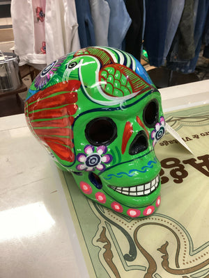 Vintage Hand Painted Skull