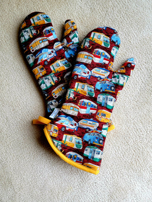 Gauntlet Style Oven Mitts