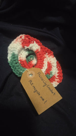 Crochet hair ties