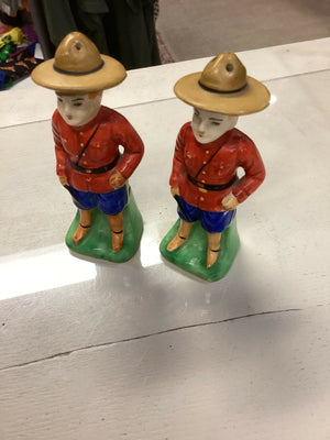 Vintage RCMP Salt & pepper