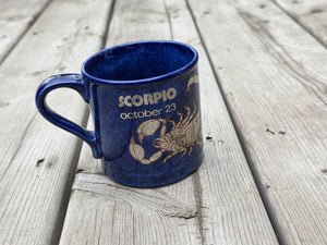 Vintage Kiln Craft Scorpio mug