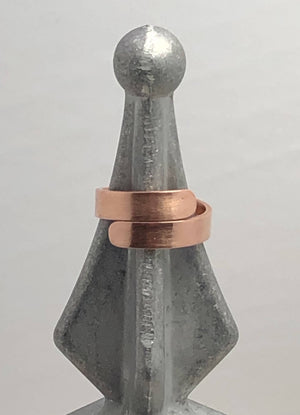 Copper Wrap Ring/ by Simply De novo Creations