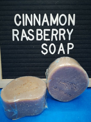 Homemade Soap Cinnamon Raspberry