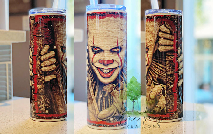 PENNYWISE IT CLOWN 20OZ TUMBLER (Drinkware, Cups, Food and Drink, Mugs)