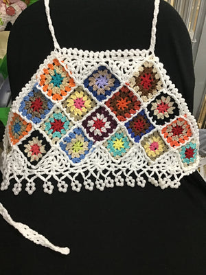 Patchwork Crochet Halter