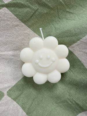 Smiley Flower Soy Wax Candle