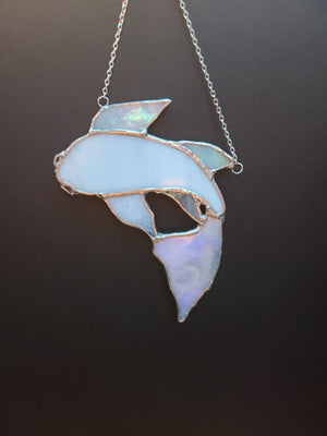 Koi Stained Glass Suncatcher