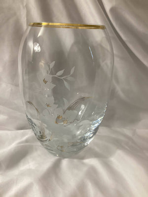 Gold Accented Vase