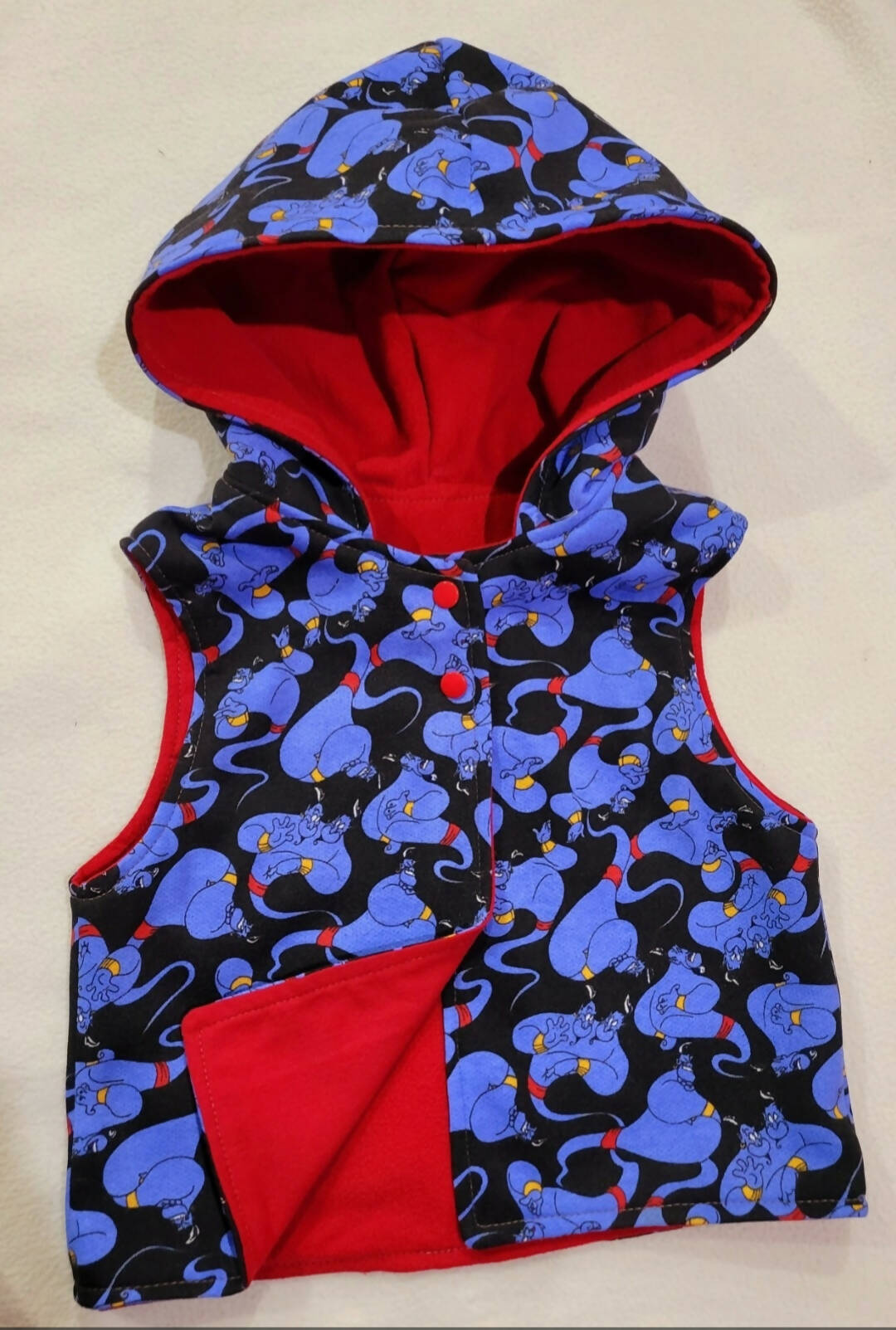 Aladdin Genie Hooded Vest. Size 2/3 Years – The Hobnobber