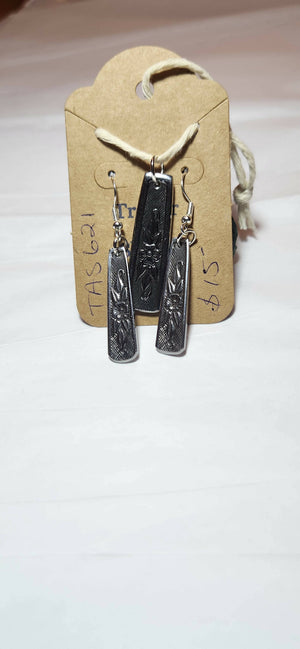 Spoon earring and pendant