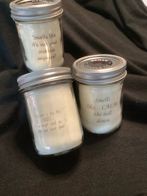 Sassy Soy Candle - Bourbon/Sandalwood Scent