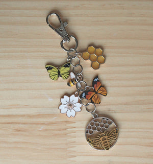 Flowers and Plant Themed Bag Charms