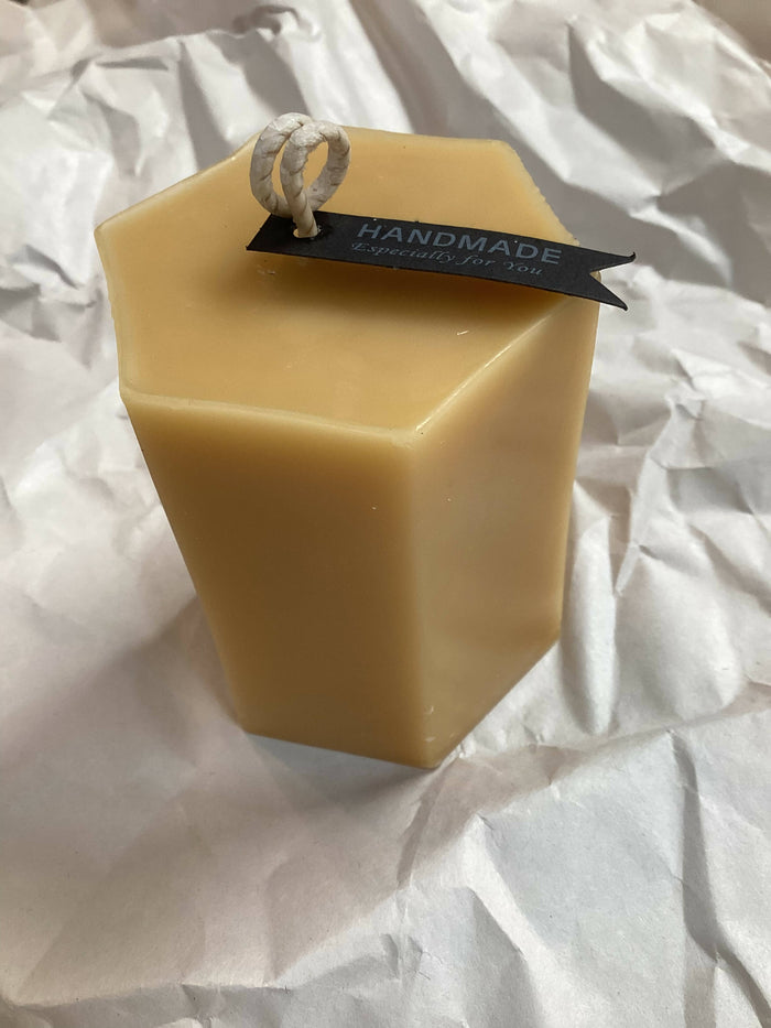 Octagon Bees Wax Candle