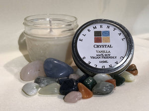 Candles - Hidden Crystals, Pure Soy (container-sm)