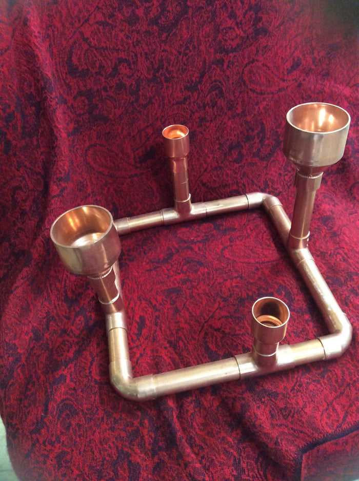 Copper Candle Holder