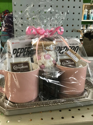 Pink Hot Chocolate Gift Tray