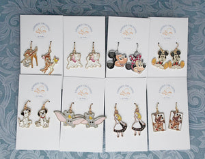 Classic Cartoon Themed Character Earrings