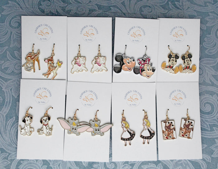 Classic Cartoon Themed Character Earrings