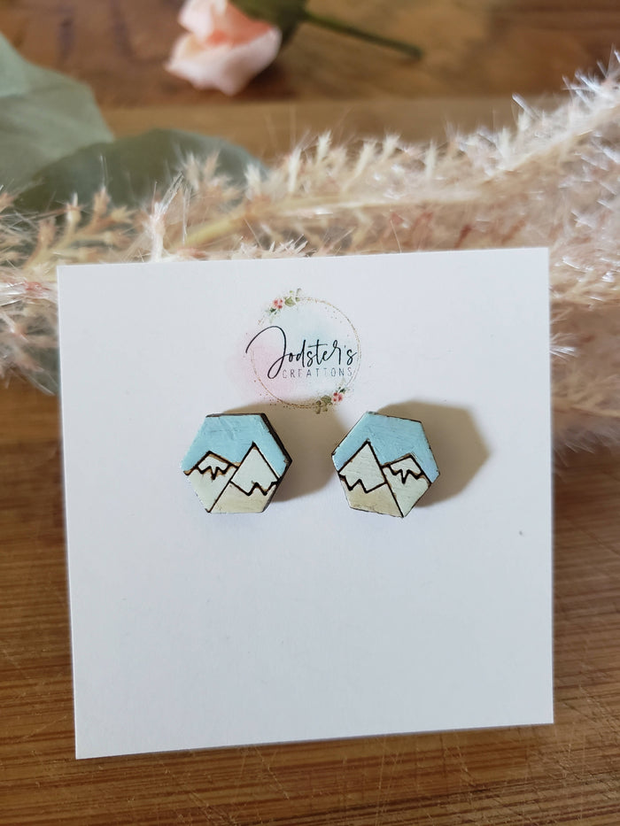 Mountain earrings