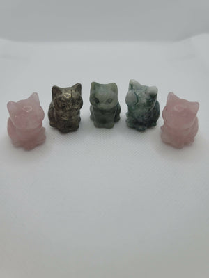 Small Kitty Carving