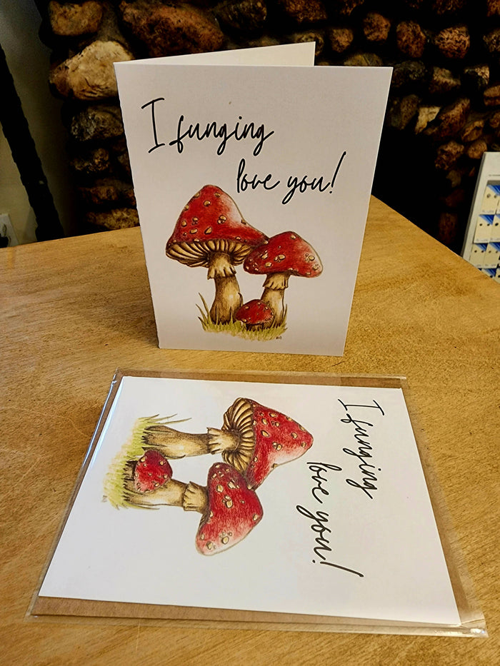 Mushroom love card 2